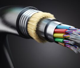 Fiber optic cable. Multimode all-media self-supporting fiber optic cable structure Fiber optic cable. Multimode all-media self-supporting fiber optic cable structure
